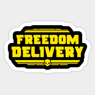 freedom delivery Sticker